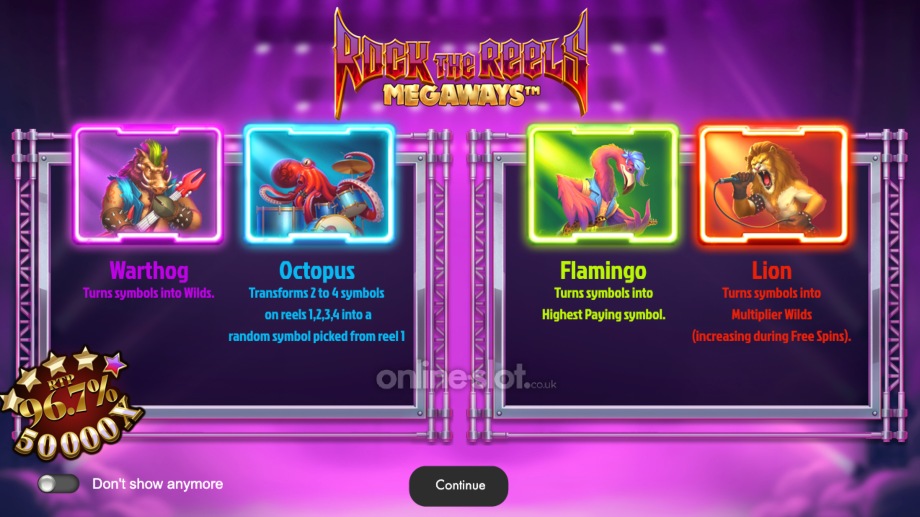 rock-the-reels-megaways-slot-animal-modifier-features