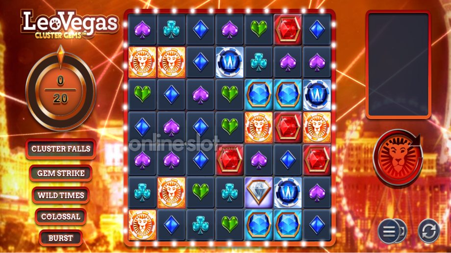 leovegas-cluster-gems-slot-base-game