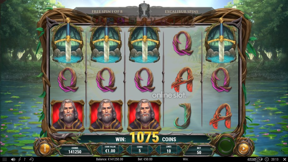 lord-merlin-and-the-lady-of-the-lake-slot-free-spins-feature