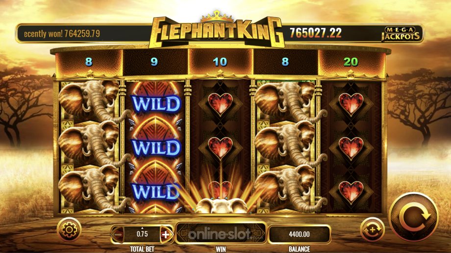 megajackpots-elephant-king-slot-base-game