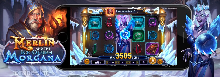 merlin-and-the-ice-queen-morgana-mobile-slot