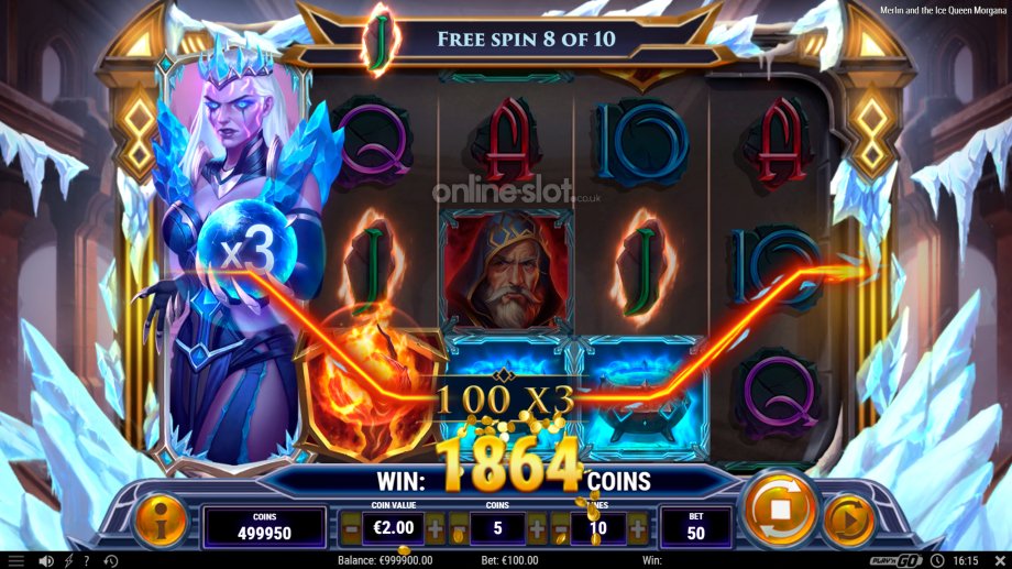 merlin-and-the-ice-queen-morgana-slot-free-spins-feature
