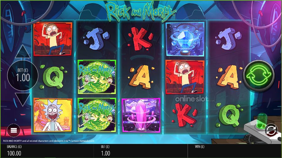 rick-and-morty-wubba-lubba-dub-dub-slot-base-game