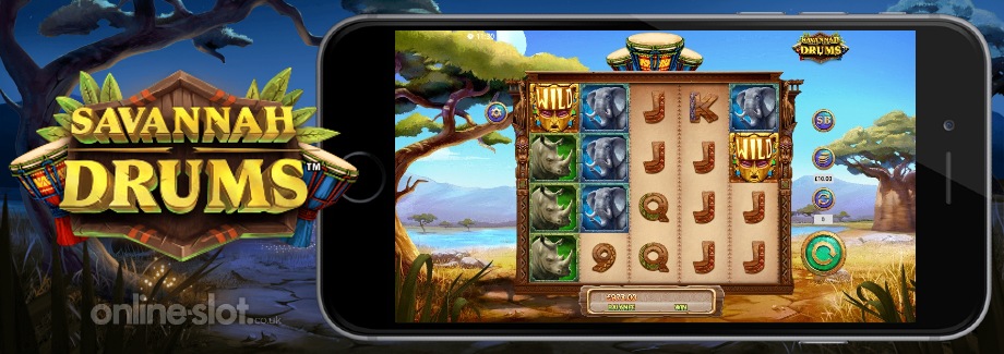 savannah-drums-mobile-slot