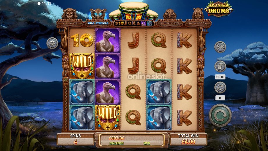 savannah-drums-slot-free-spins-feature