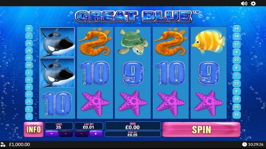 great-blue-slot-base-game