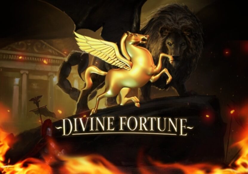 divine fortune slot logo