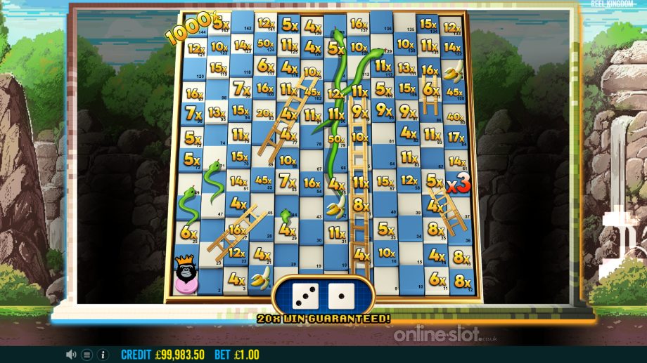 Caça-níquel Snakes and Ladders Megadice Análise 🥇 Como Jogar