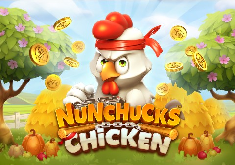 nunchucks-chicken-slot-logo