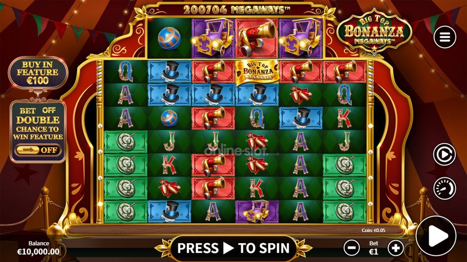 big-top-bonanza-megaways-slot-base-game