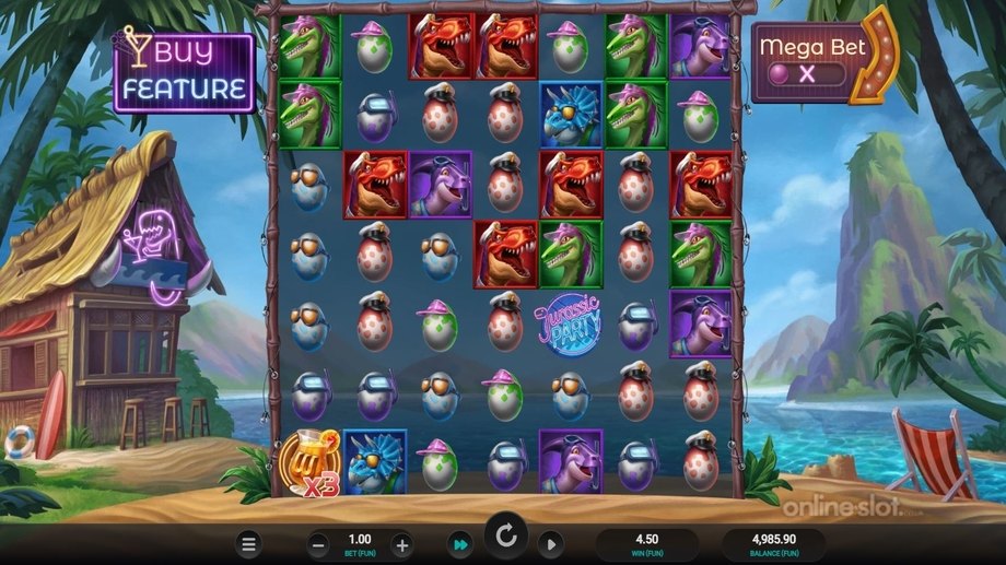 jurassic-party-slot-base-game