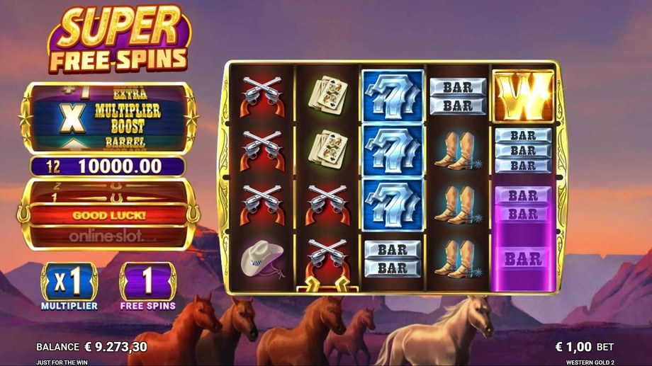 western-gold-2-double-barrel-slot-super-free-spins-feature