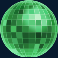 funk-master-slot-green-disco-ball-symbol