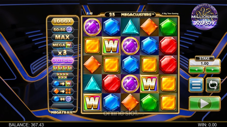 millionaire-rush-slot-base-game