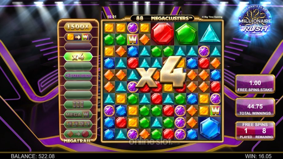 millionaire-rush-slot-free-spins-feature