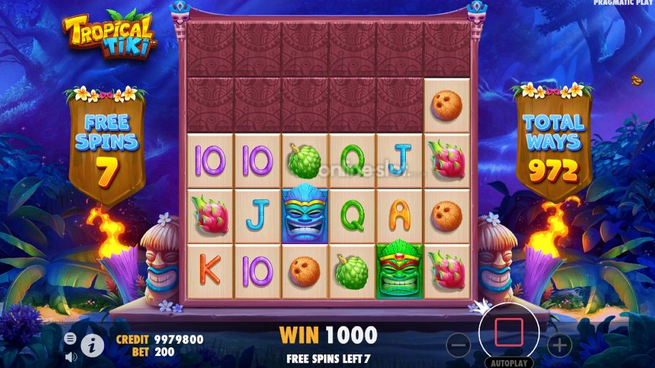 tropical-tiki-slot-free-spins-feature
