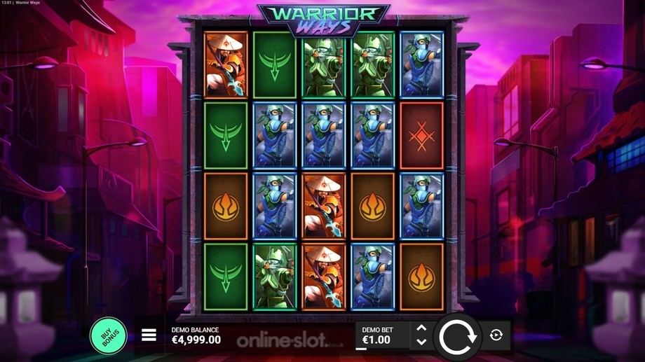 warrior-ways-slot-base-game