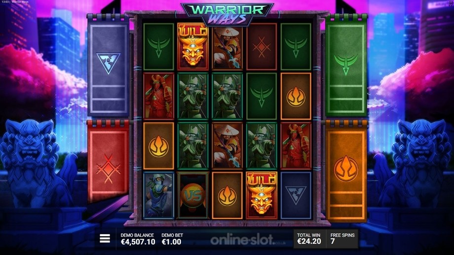 warrior-ways-slot-conquest-feature