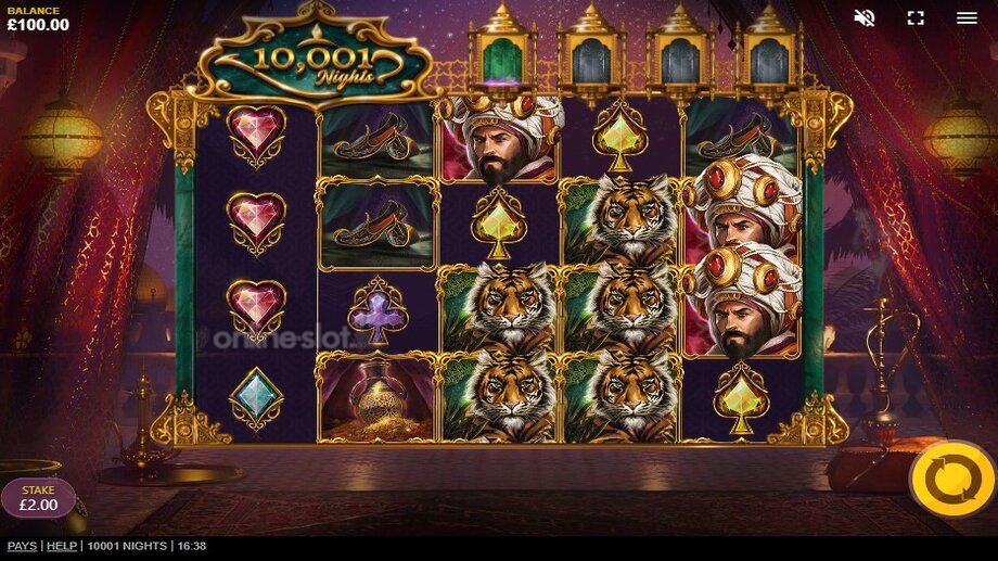 10001 Nights Slot - Free Play in Demo Mode