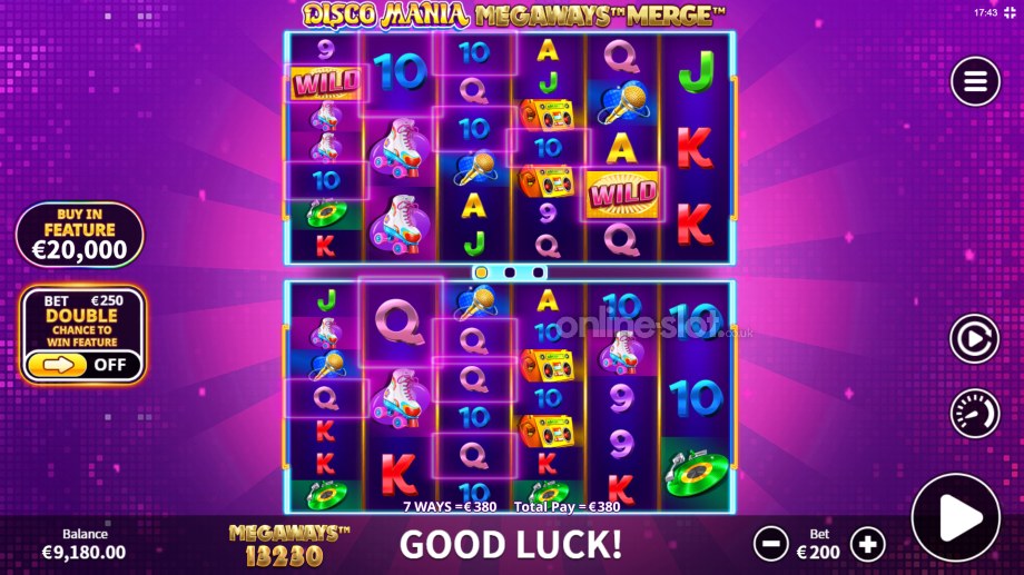 disco-mania-megaways-merge-slot-base-game