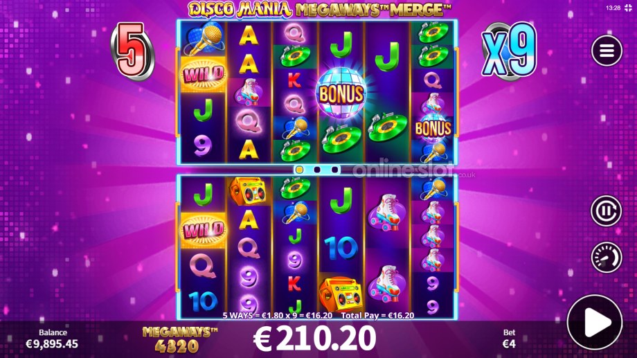 disco-mania-megaways-merge-slot-free-games-feature