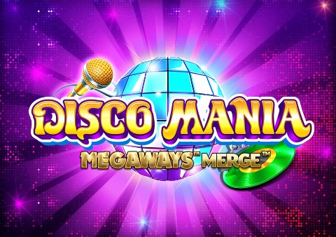 disco-mania-megaways-merge-slot-logo