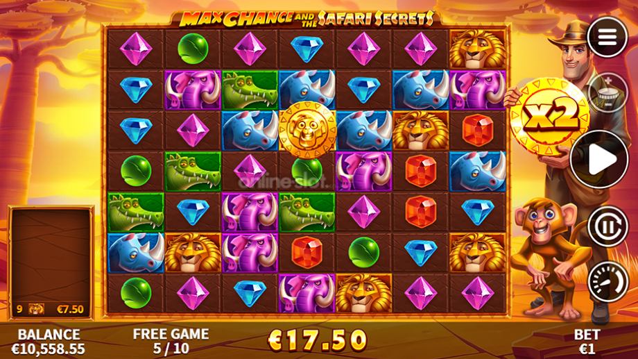 max-chance-and-the-safari-secrets-slot-free-spins-feature