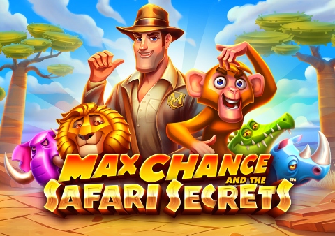 max-chance-and-the-safari-secrets-slot-logo