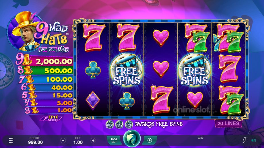 9-mad-hats-slot-base-game