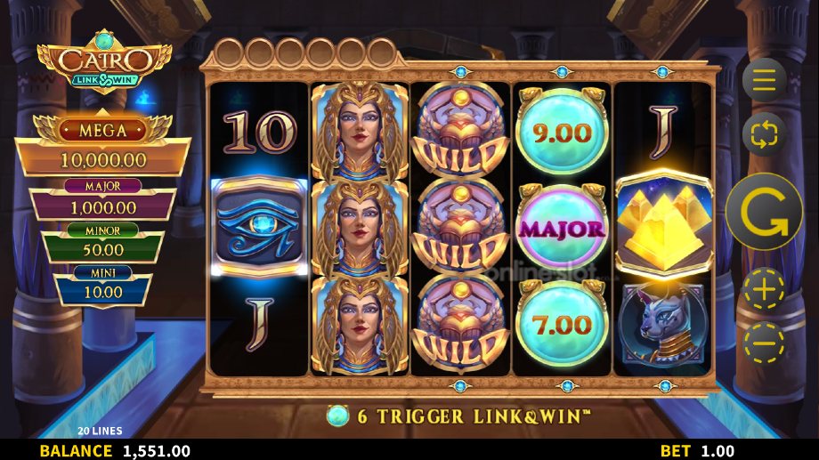cairo-link-and-win-slot-base-game