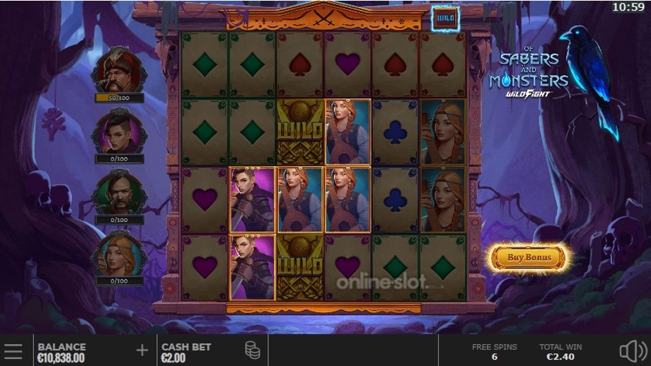 of-sabers-and-monsters-slot-free-spins-feature