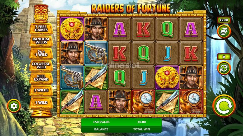 raiders-of-fortune-slot-base-game
