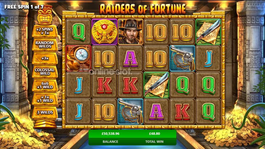 raiders-of-fortune-slot-free-spins-feature