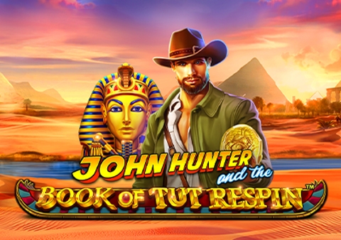 john-hunter-and-the-book-of-tut-respin-slot-logo