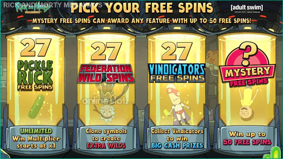 rick-and-morty-megaways-slot-free-spins-features