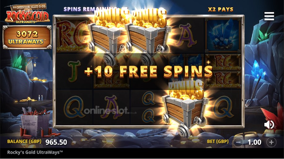 rockys-gold-ultraways-slot-free-spins-bonus-feature