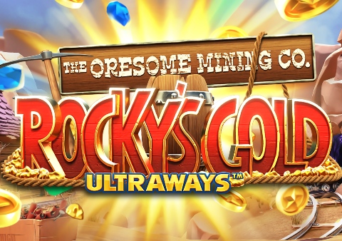 rockys-gold-ultraways-slot-logo