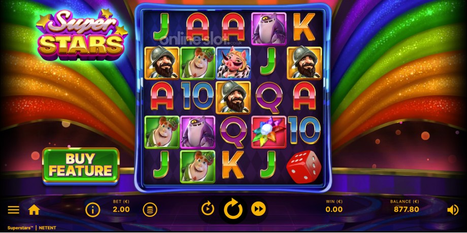 superstars-slot-base-game