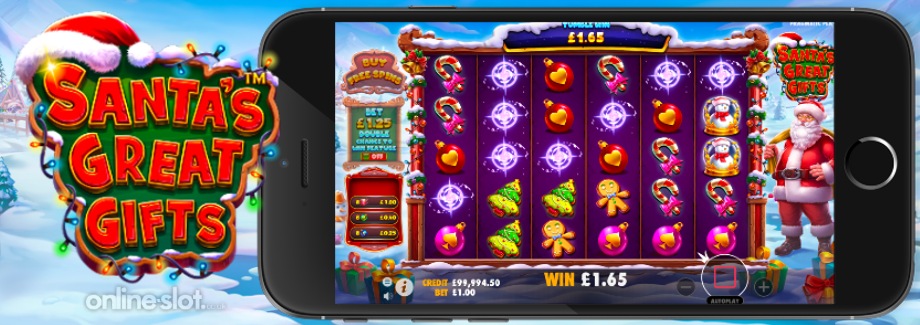 Santa's Great Gifts Slot Mobile