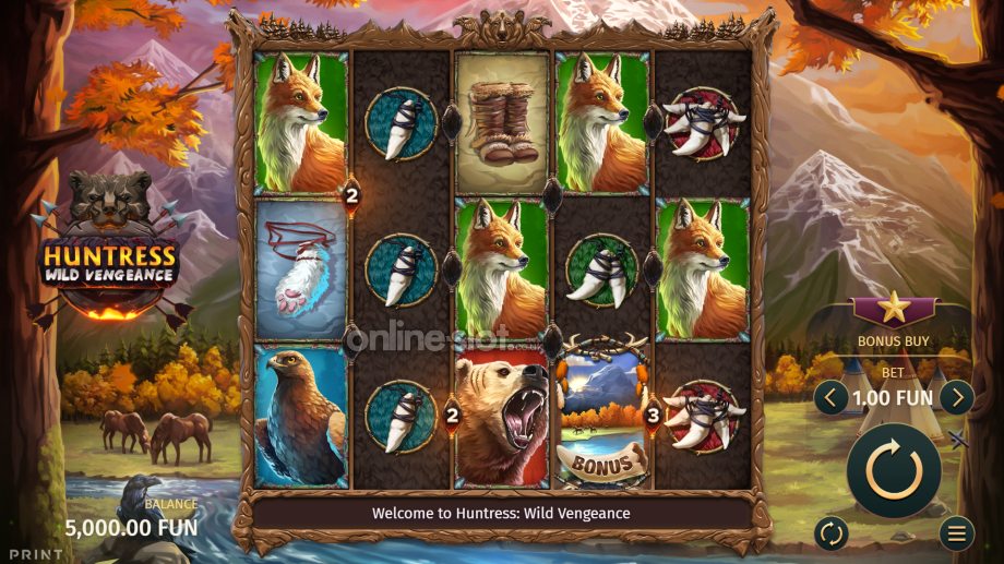 huntress-wild-vengeance-slot-base-game