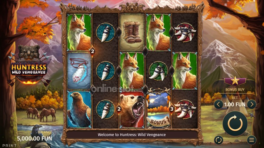 huntress-wild-vengeance-slot-base-game