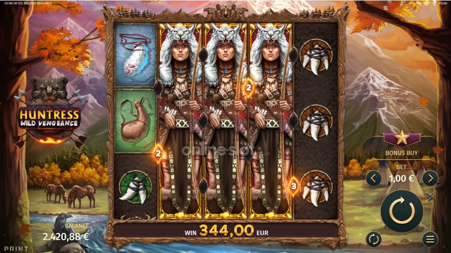 huntress-wild-vengeance-slot-huntress-wild-feature