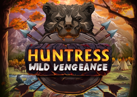 huntress-wild-vengeance-slot-logo