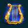 age-of-the-gods-king-of-olympus-megaways-slot-harp-symbol