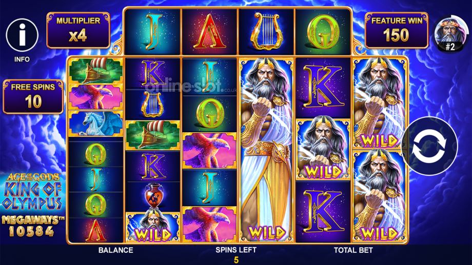 age-of-the-gods-king-of-olympus-megaways-slot-mega-zeus-free-games-feature