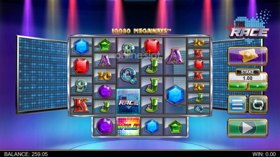 the-race-megaways-slot-base-game