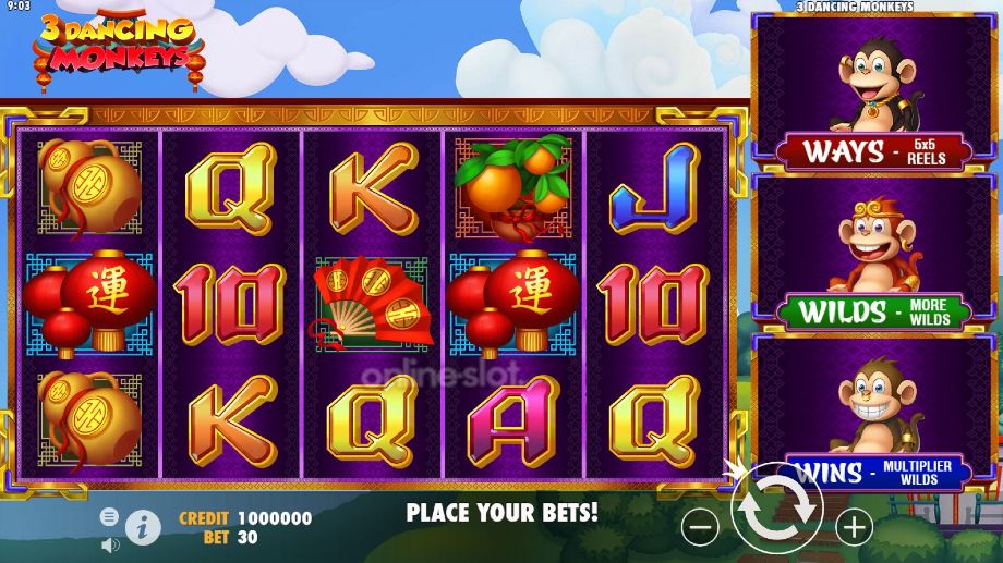 3-dancing-monkeys-slot-base-game