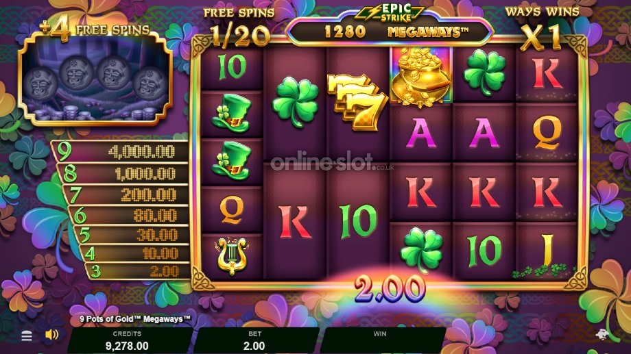 9-pots-of-gold-megaways-slot-free-spins-feature