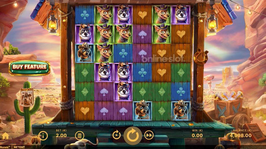 busters-bones-slot-base-game