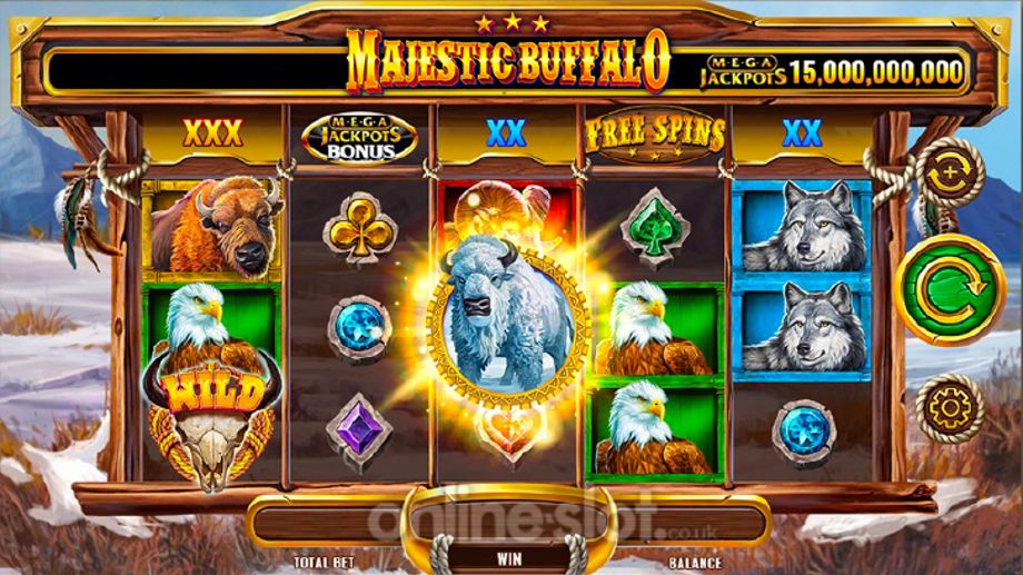 megajackpots-majestic-buffalo-slot-prize-disk-feature